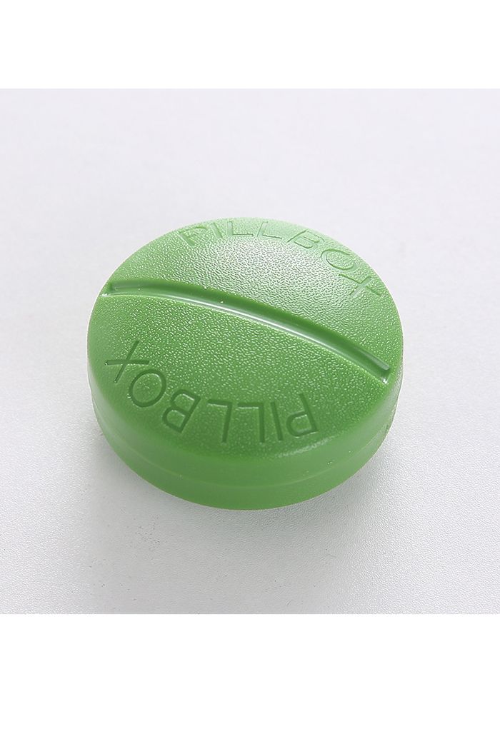 Caixa portátil para remédios em forma de pílula