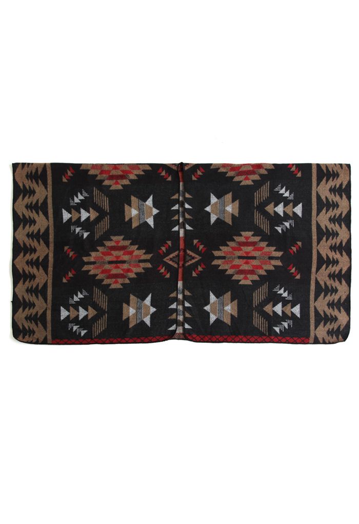 capa de manta chique asteca